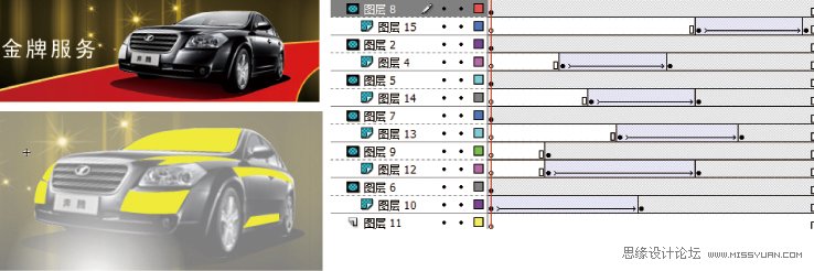 Flash技巧教程：产品和文字扫光效果的几种方式,PS教程,思缘教程网