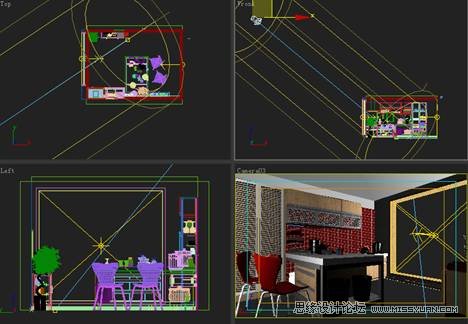 3DMAX教程：V-Ray制作阳光温馨厨房教程,PS教程,思缘教程网