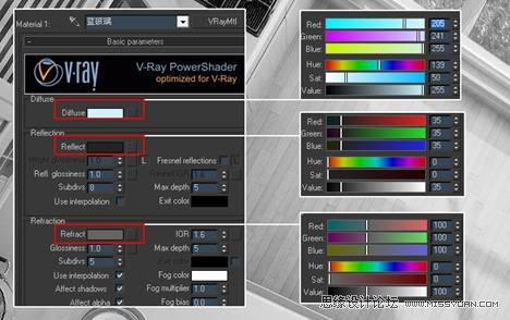 3DMAX教程：V-Ray制作阳光温馨厨房教程,PS教程,思缘教程网