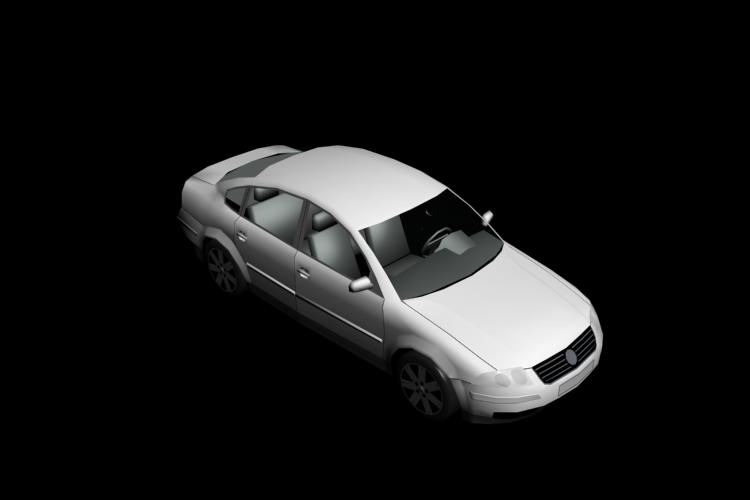 VW Passat-3D汽车模型