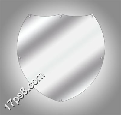 Photoshop打造高光金属质感盾牌徽章,PS教程,思缘教程网