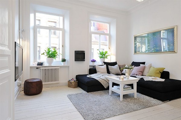 78平米瑞典优雅迷人的公寓设计,PS教程,思缘教程网