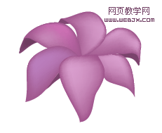 Illustrator渐变网格绘制紫百合-网页教学网
