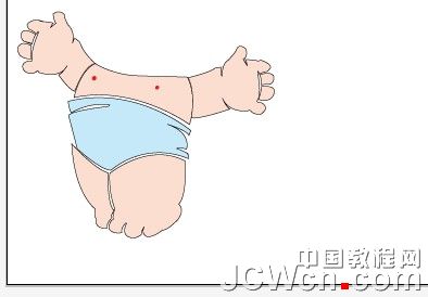 Illustrator鼠绘教程：教你画一个可爱卡通宝宝_中国教程网