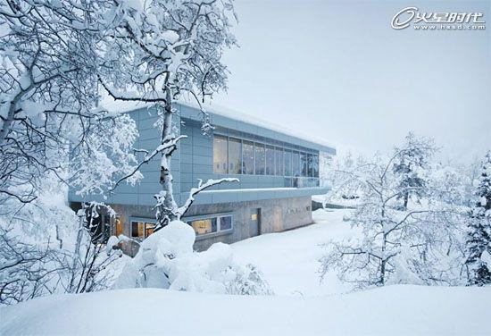 冰雪里的童话世界 美国乡村别墅设计