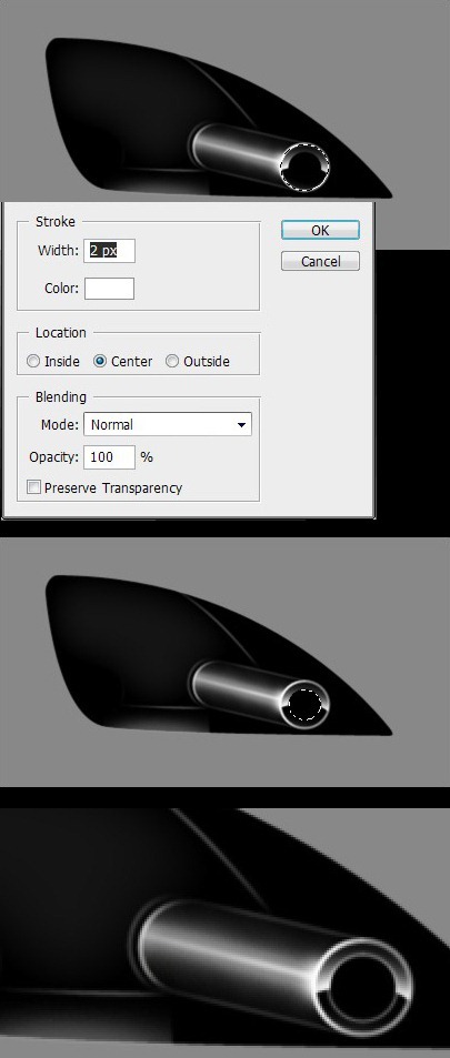 Photoshop绘制逼真的汽车前灯教程,PS教程,思缘教程网