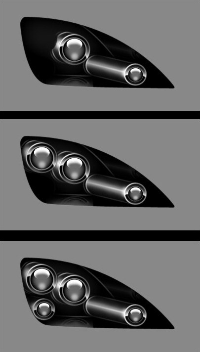 Photoshop绘制逼真的汽车前灯教程,PS教程,思缘教程网