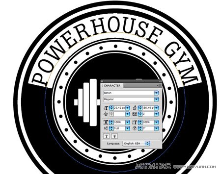 Photoshop设计复古风格的LOGO教程,PS教程,思缘教程网