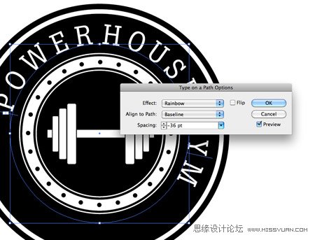 Photoshop设计复古风格的LOGO教程,PS教程,思缘教程网