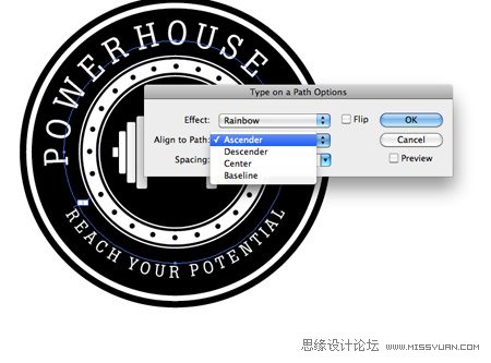 Photoshop设计复古风格的LOGO教程,PS教程,思缘教程网