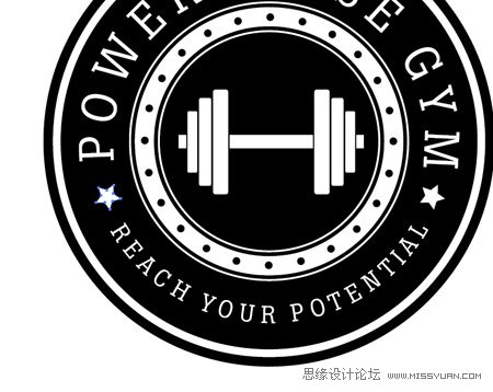 Photoshop设计复古风格的LOGO教程,PS教程,思缘教程网