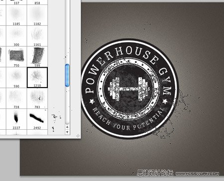 Photoshop设计复古风格的LOGO教程,PS教程,思缘教程网