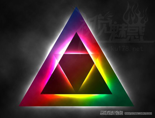 Photoshop设计炫酷的光线形状元素,PS教程,思缘教程网