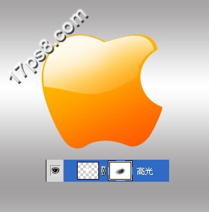 Photoshop制作高光质感苹果图标,PS教程,思缘教程网