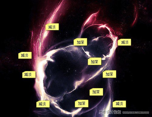 Photoshop制作炫酷的光影效果教程,PS教程,思缘教程网