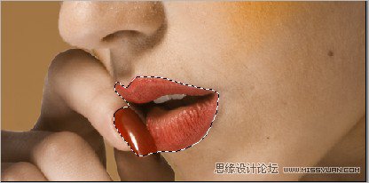 Photoshop调修肤质完美的妆容片效果,PS教程,思缘教程网