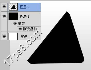 Photoshop打造高光立体三角形图标,PS教程,思缘教程网
