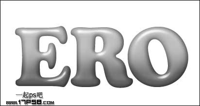 Photoshop制作高光质感塑料字教程,PS教程,思缘教程网