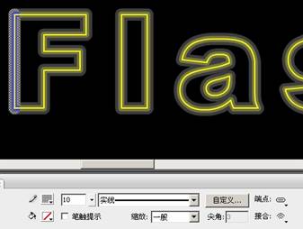 使用Flash制作描边立体文字,PS教程,思缘教程网