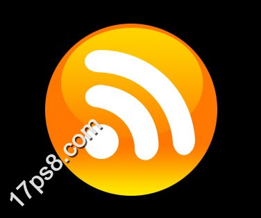 Photoshop打造高光橘色RSS按钮,PS教程,思缘教程网