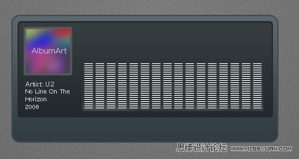 Photoshop设计一个时尚MP3播放器教程,PS教程,思缘教程网