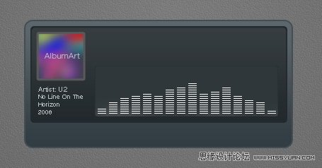 Photoshop设计一个时尚MP3播放器教程,PS教程,思缘教程网