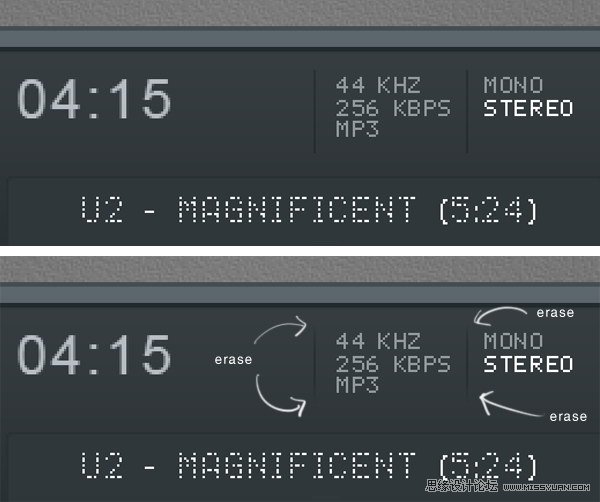 Photoshop设计一个时尚MP3播放器教程,PS教程,思缘教程网