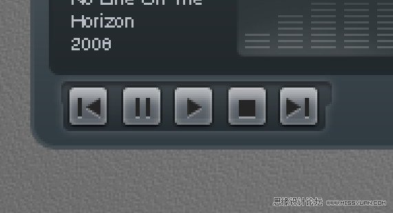 Photoshop设计一个时尚MP3播放器教程,PS教程,思缘教程网