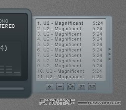 Photoshop设计一个时尚MP3播放器教程,PS教程,思缘教程网