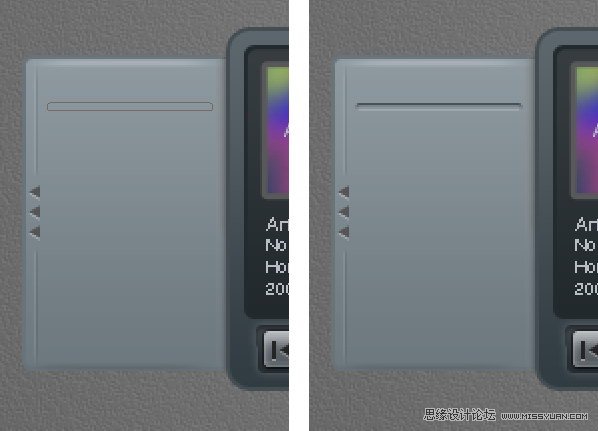 Photoshop设计一个时尚MP3播放器教程,PS教程,思缘教程网