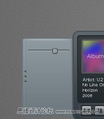 Photoshop设计一个时尚MP3播放器教程,PS教程,思缘教程网