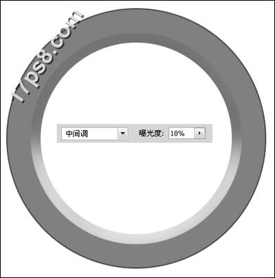 Photoshop绘制蓝色圆形网页按钮,PS教程,思缘教程网