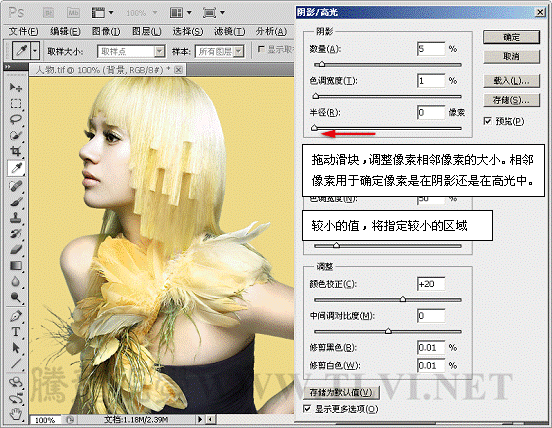 Photoshop基础教程：实例解析阴影高光命令,PS教程,思缘教程网