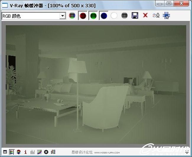 3D MAX实例教程：欧式客厅夜景渲染解析,PS教程,思缘教程网
