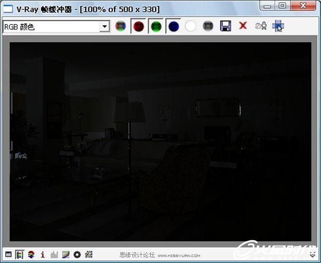 3D MAX实例教程：欧式客厅夜景渲染解析,PS教程,思缘教程网