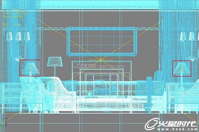 3D MAX实例教程：欧式客厅夜景渲染解析,PS教程,思缘教程网