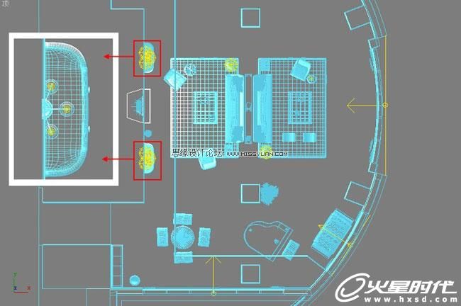 3D MAX实例教程：欧式客厅夜景渲染解析,PS教程,思缘教程网