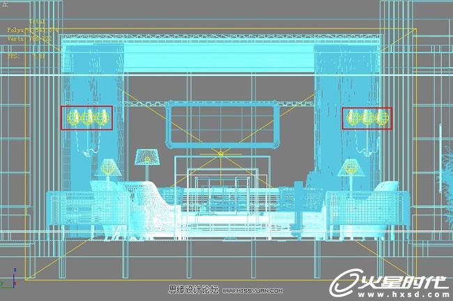 3D MAX实例教程：欧式客厅夜景渲染解析,PS教程,思缘教程网