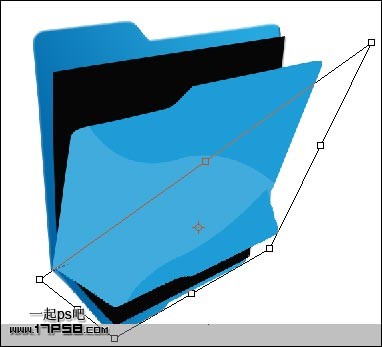 Photoshop绘制质感的蓝色文件夹图标,PS教程,思缘教程网