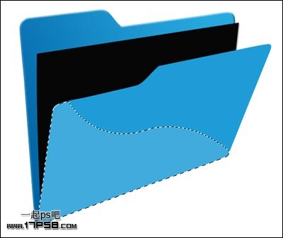 Photoshop绘制质感的蓝色文件夹图标,PS教程,思缘教程网