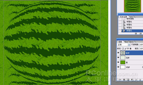 Photoshop鼠绘教程：教你绘制逼真可口的西瓜_中国教程网