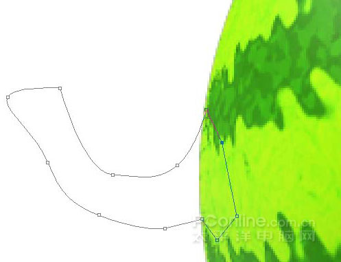 Photoshop鼠绘教程：教你绘制逼真可口的西瓜_中国教程网