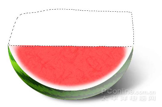 Photoshop鼠绘教程：教你绘制逼真可口的西瓜_中国教程网