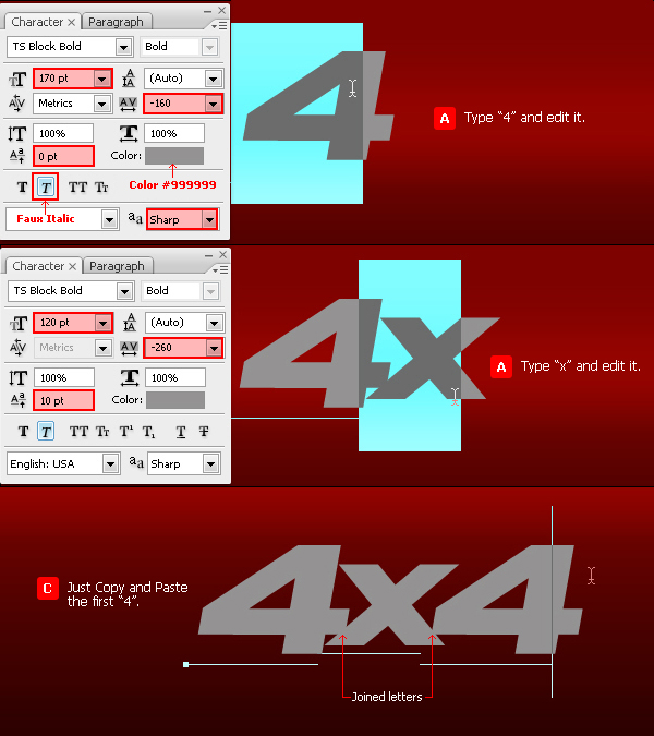 Photoshop制作质感的金属立体字,PS教程,思缘教程网