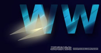 Photoshop制作五彩斑斓的文字教程,PS教程,思缘教程网