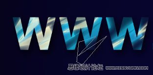 Photoshop制作五彩斑斓的文字教程,PS教程,思缘教程网