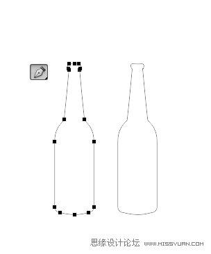 Photoshop绘制逼真的啤酒瓶教程,PS教程,思缘教程网