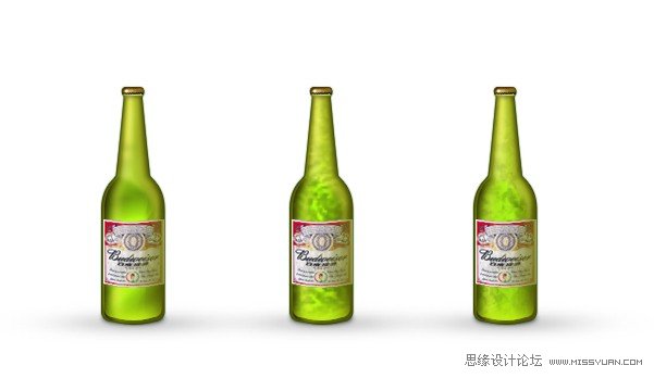 Photoshop绘制逼真的啤酒瓶教程,PS教程,思缘教程网