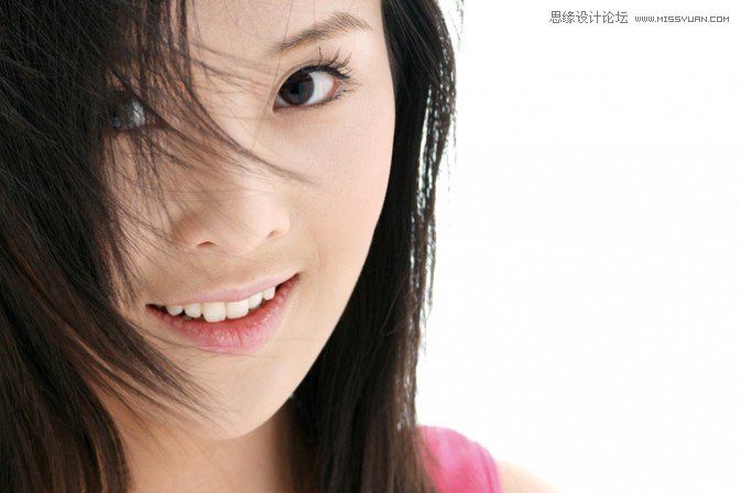 Photoshop跳出后期美女勾魂的眼神,PS教程,思缘教程网