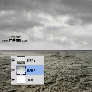 Photoshop合成沙漠风暴之门,PS教程,思缘教程网